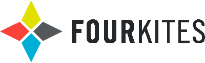 Fourkites logo oscuro